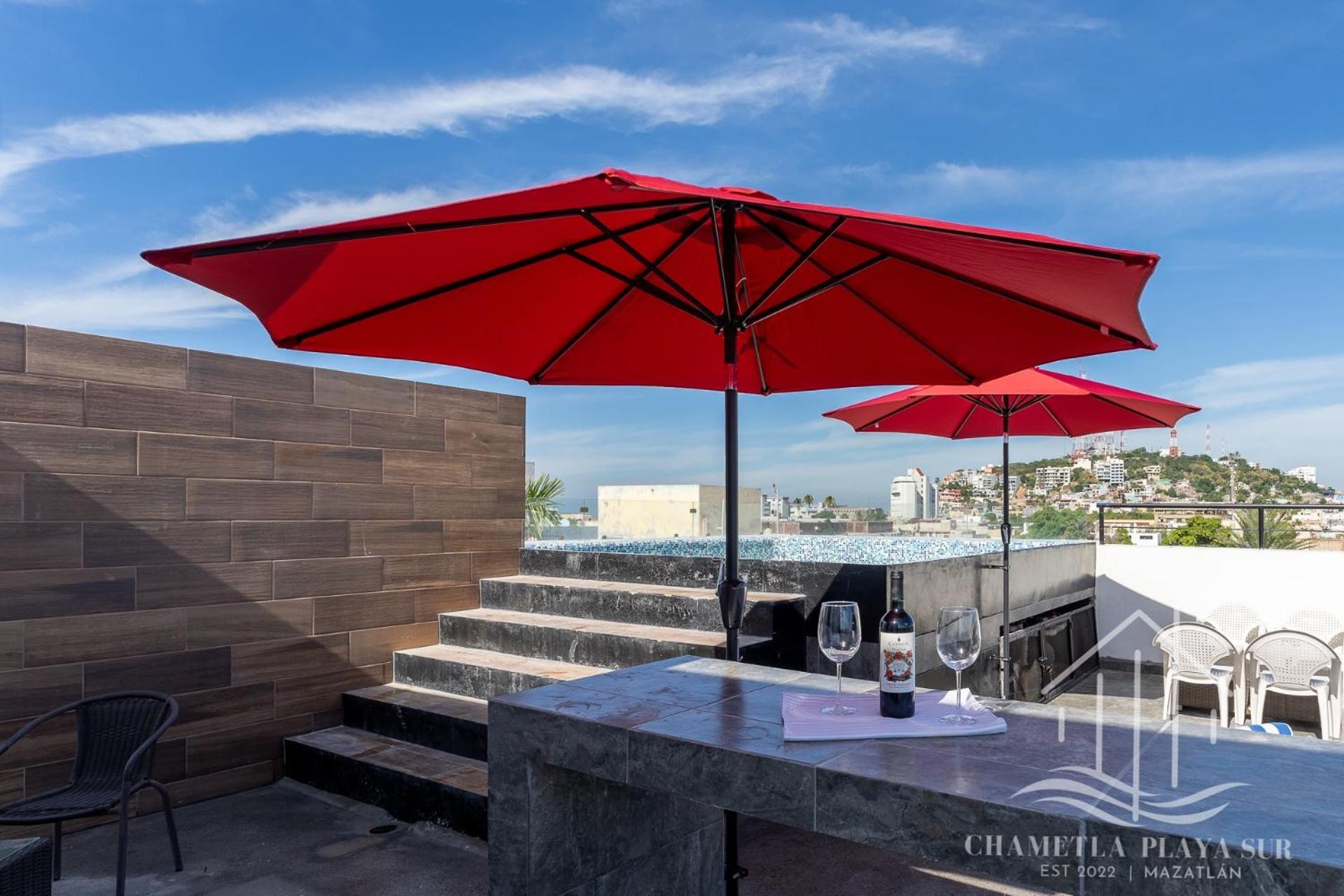 New & Comfy, 5 Star Area, Walk 2 Beach, Pool, Views, King Bed Mazatlán Eksteriør billede
